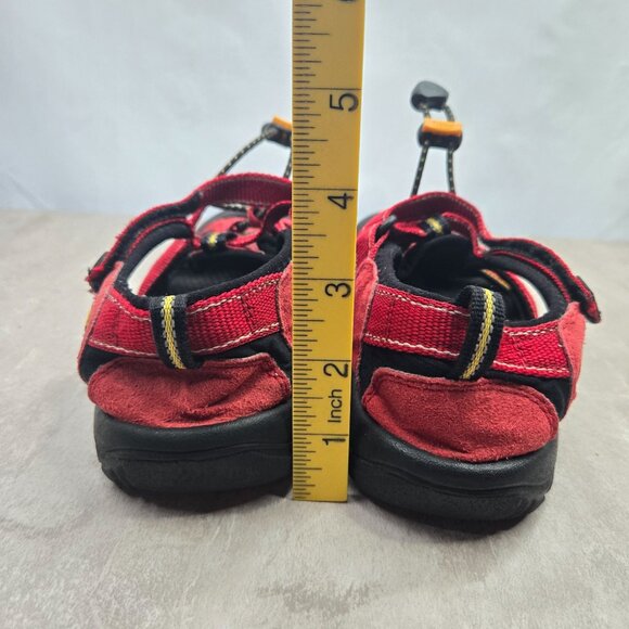 Keen Outdoor Fisherman Sport Sandals Kids Size 4 Red Sport Hiking Water Shoes - Picture 4 of 8